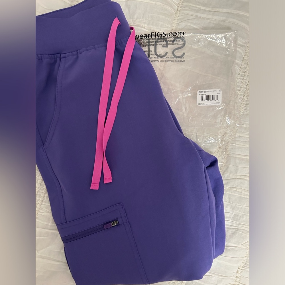 FIGS Amethyst High-Waisted Yola Skinny Scrub Pants- Size S/P